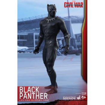 Captain America Civil War Movie Masterpiece Action Figure 1/6 Black Panther 31 cm